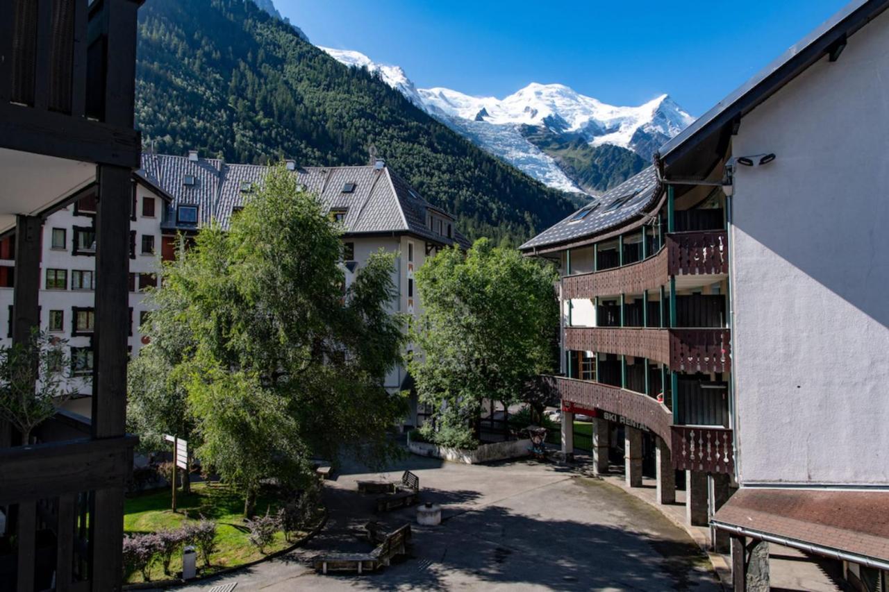 Nice Apt With Mountain View At The Foot Of Slopes Chamonix Exterior photo